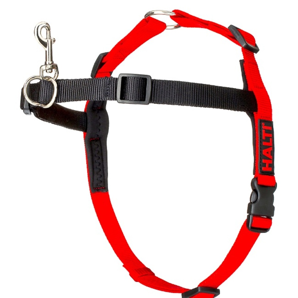 NWOT Dog no pull training harness size Large red and black